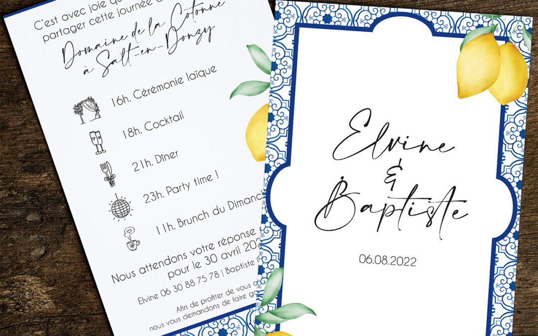 MARIAGE ELVINE ET BAPTISTE