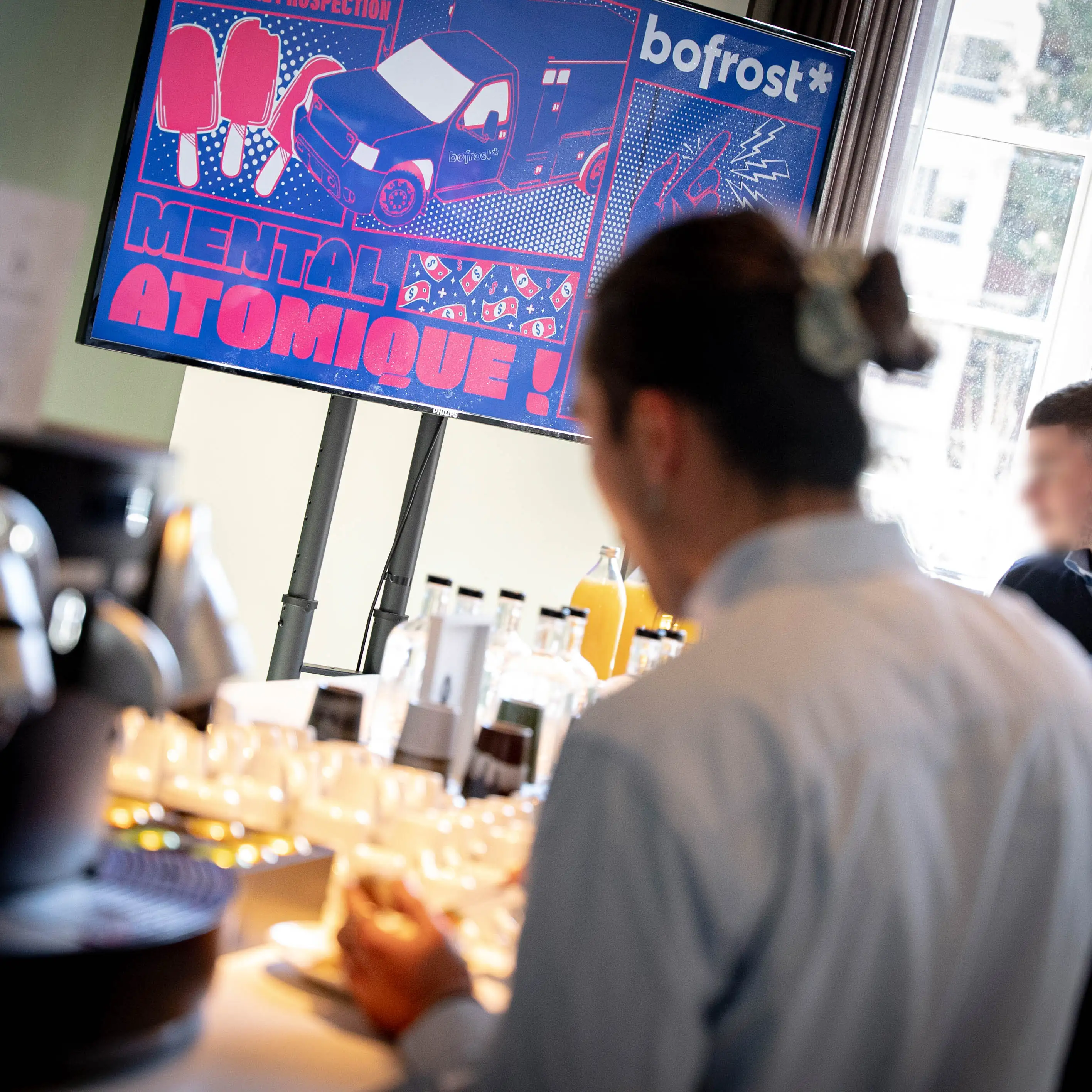 Support de communication et affiche par graphiste pour événement d'entreprise